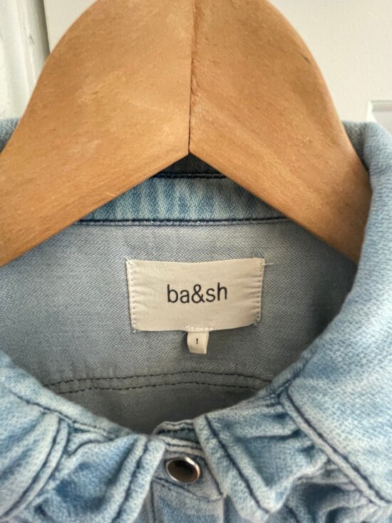 ba&sh Tops - ba&sh Denim Blouse